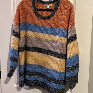 C&C California Striped Sweater 2X 18 20 22